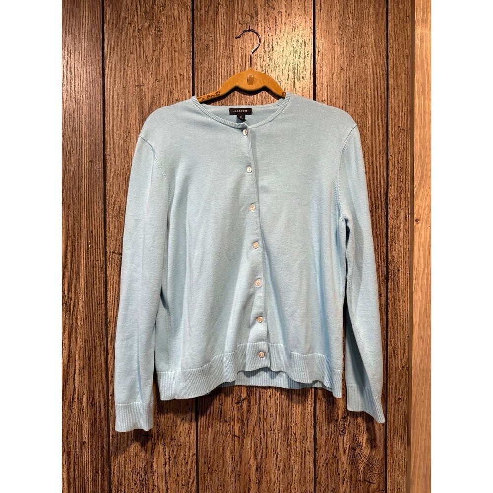 Lands’ End button up sweater